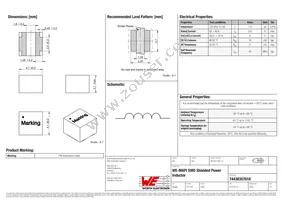 74438357018 Datasheet Cover