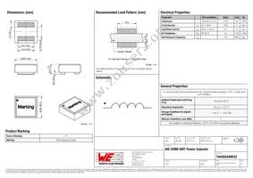 744393440033 Datasheet Cover