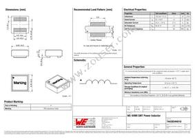 74439344010 Datasheet Cover