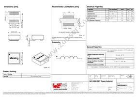 74439344012 Datasheet Cover