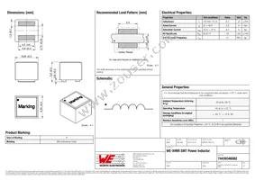 74439346082 Datasheet Cover