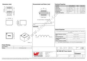 74439369047 Datasheet Cover