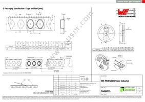 74456015 Datasheet Page 3