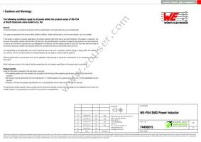 74456015 Datasheet Page 5