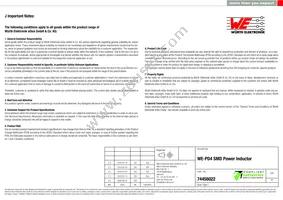 74456022 Datasheet Page 6