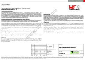 74456033 Datasheet Page 6