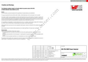 74456047 Datasheet Page 5