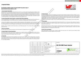 74456047 Datasheet Page 6