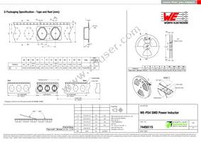 74456115 Datasheet Page 3