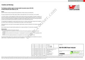 74458002 Datasheet Page 5