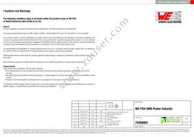 74458003 Datasheet Page 5