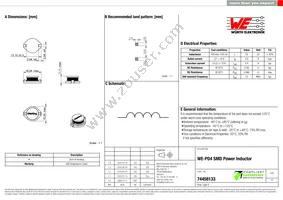 74458133 Datasheet Cover