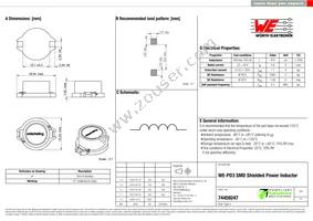 74459247 Datasheet Cover