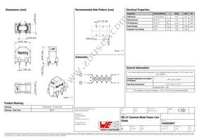 7446220047 Datasheet Cover