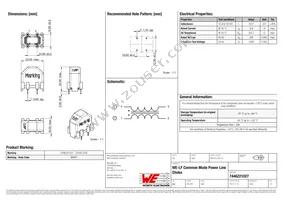 7446221027 Datasheet Cover