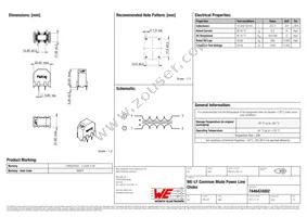 7446424002 Datasheet Cover