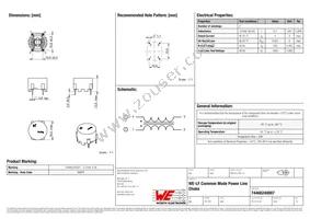 74466240007 Datasheet Cover