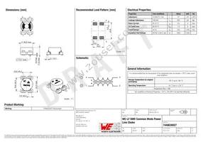 7446630027 Datasheet Cover