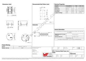 7446721010 Datasheet Cover