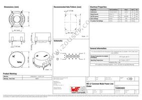 7446924003 Datasheet Cover