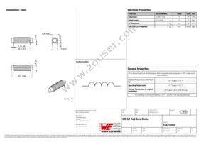 744711010 Datasheet Cover