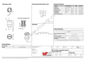 7447211222 Datasheet Cover