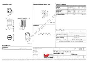 7447221101 Datasheet Cover