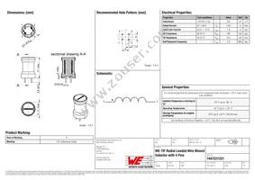 7447221221 Datasheet Cover