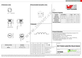 744730392 Datasheet Cover