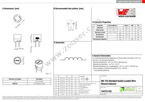 744731102 Datasheet Cover