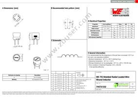 744731332 Datasheet Cover