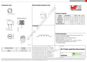 744732152 Datasheet Cover