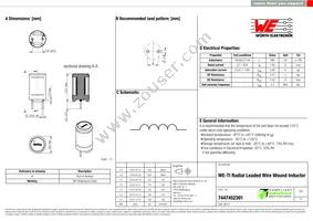 7447452391 Datasheet Cover