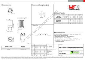 7447452472 Datasheet Cover