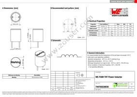 744750230030 Datasheet Cover