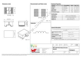 744760027C Datasheet Cover