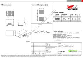 744760247A Datasheet Cover