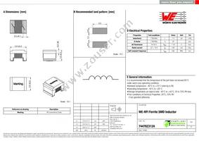 744762312A Datasheet Cover