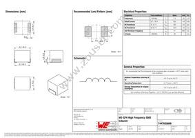 7447629068 Datasheet Cover