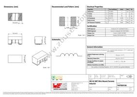 744765010A Datasheet Cover