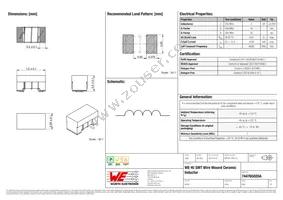 744765020A Datasheet Cover