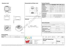 74477003 Datasheet Cover