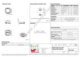 7447713047 Datasheet Cover