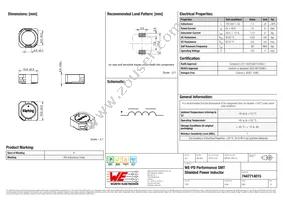 7447714015 Datasheet Cover