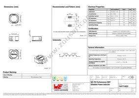 7447714022 Datasheet Cover