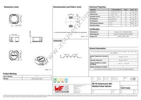 7447714330 Datasheet Cover