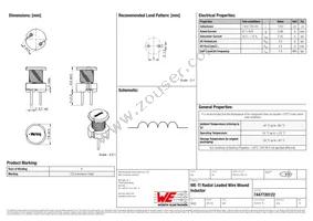 7447720122 Datasheet Cover