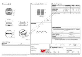 7447732015 Datasheet Cover