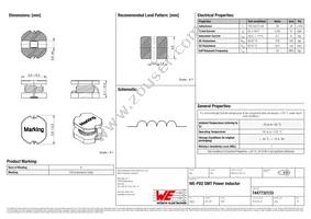 7447732133 Datasheet Cover