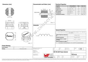 744774122 Datasheet Cover